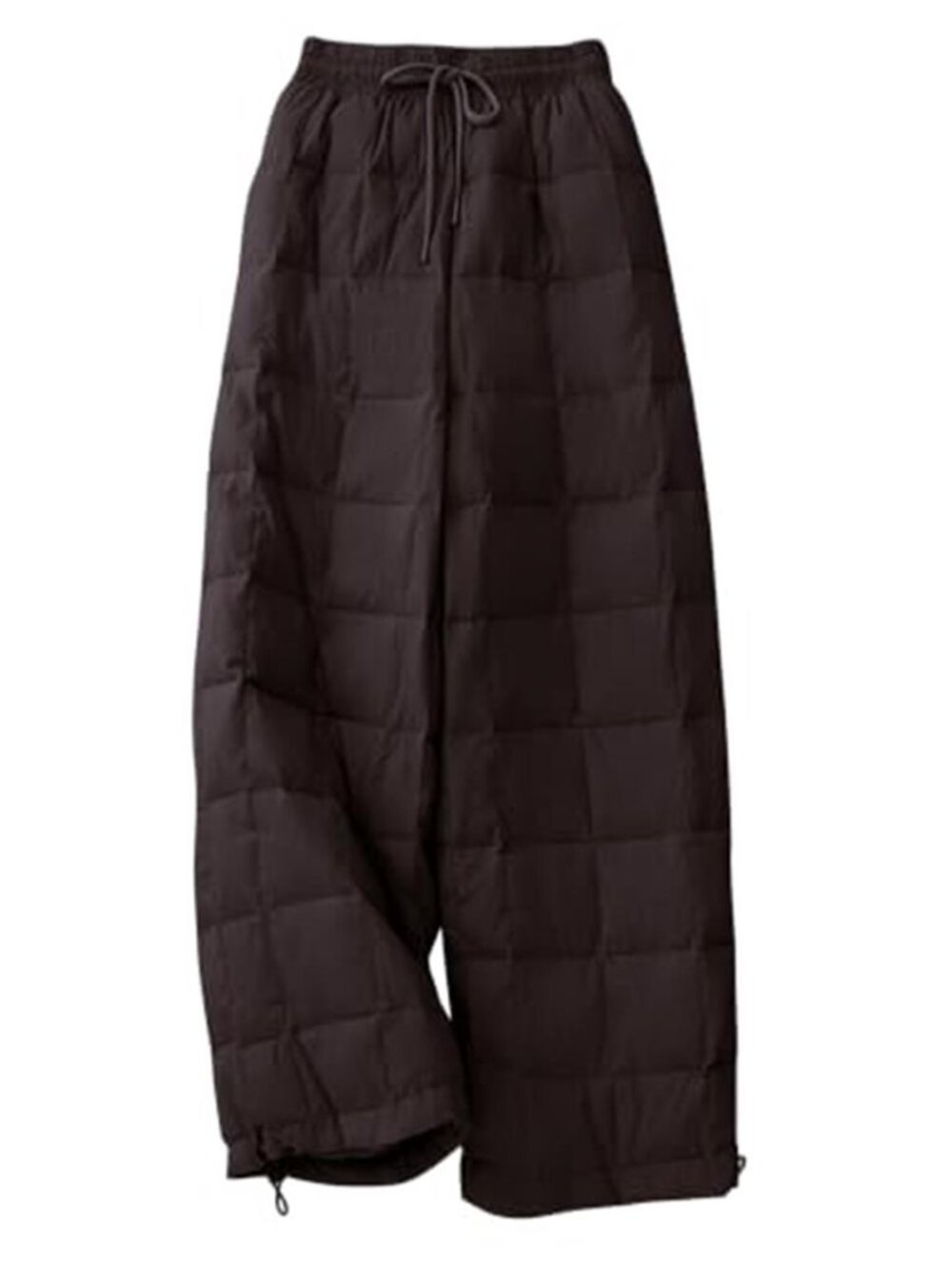 Women's Winter Pants Lightweight Quilted Puffy Baggy Snow Pants